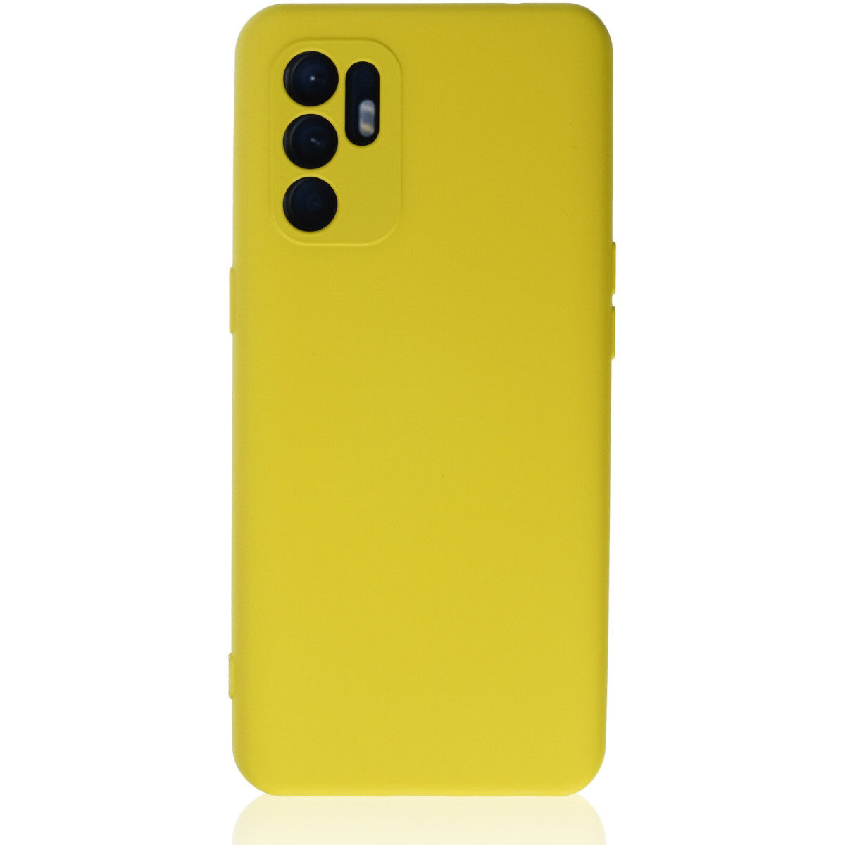 Newface Oppo Reno 6 Kılıf Nano içi Kadife Silikon