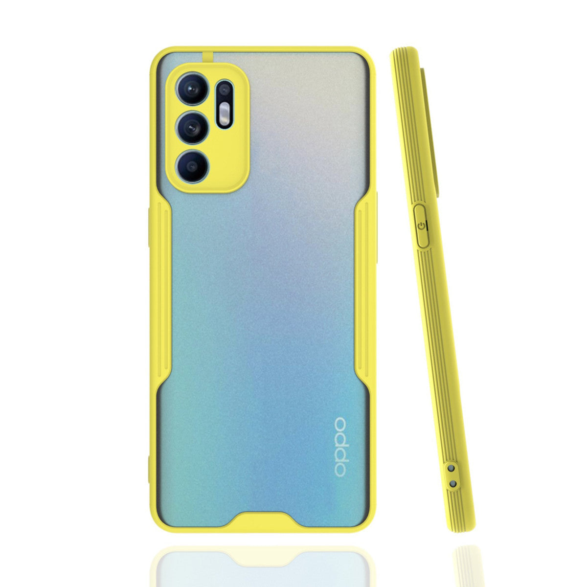 Newface Oppo Reno 6 Kılıf Platin Silikon