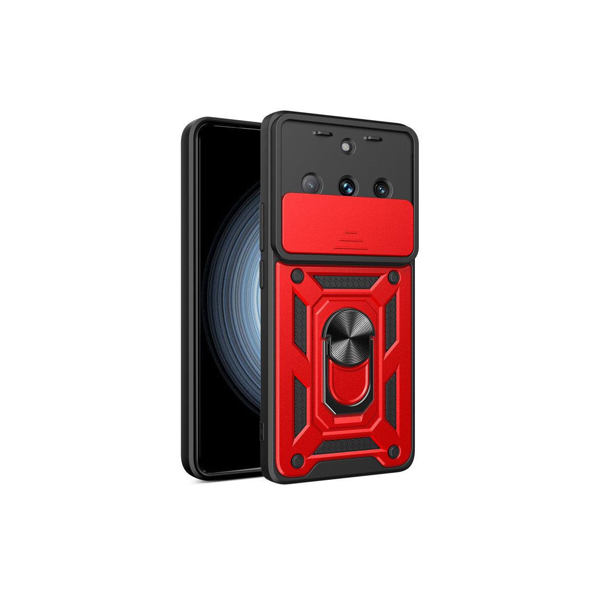 Newface Realme 11 Pro Kılıf Pars Lens Yüzüklü Silikon