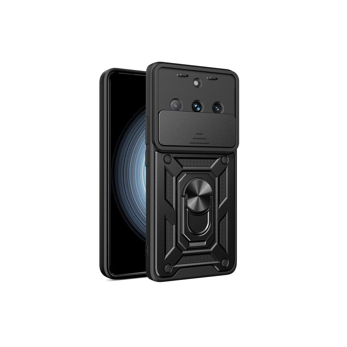 Newface Realme 11 Pro Kılıf Pars Lens Yüzüklü Silikon
