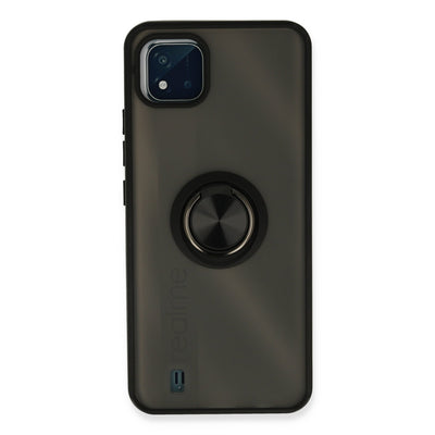 Newface Realme C11 2021 Kılıf Montreal Yüzüklü Silikon Kapak
