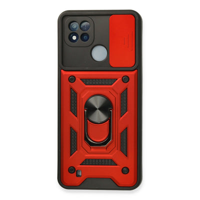 Newface Realme C11 2021 Kılıf Pars Lens Yüzüklü Silikon
