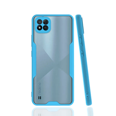 Newface Realme C11 2021 Kılıf Platin Silikon