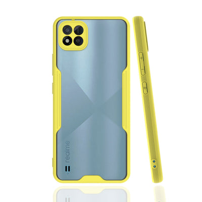 Newface Realme C11 2021 Kılıf Platin Silikon
