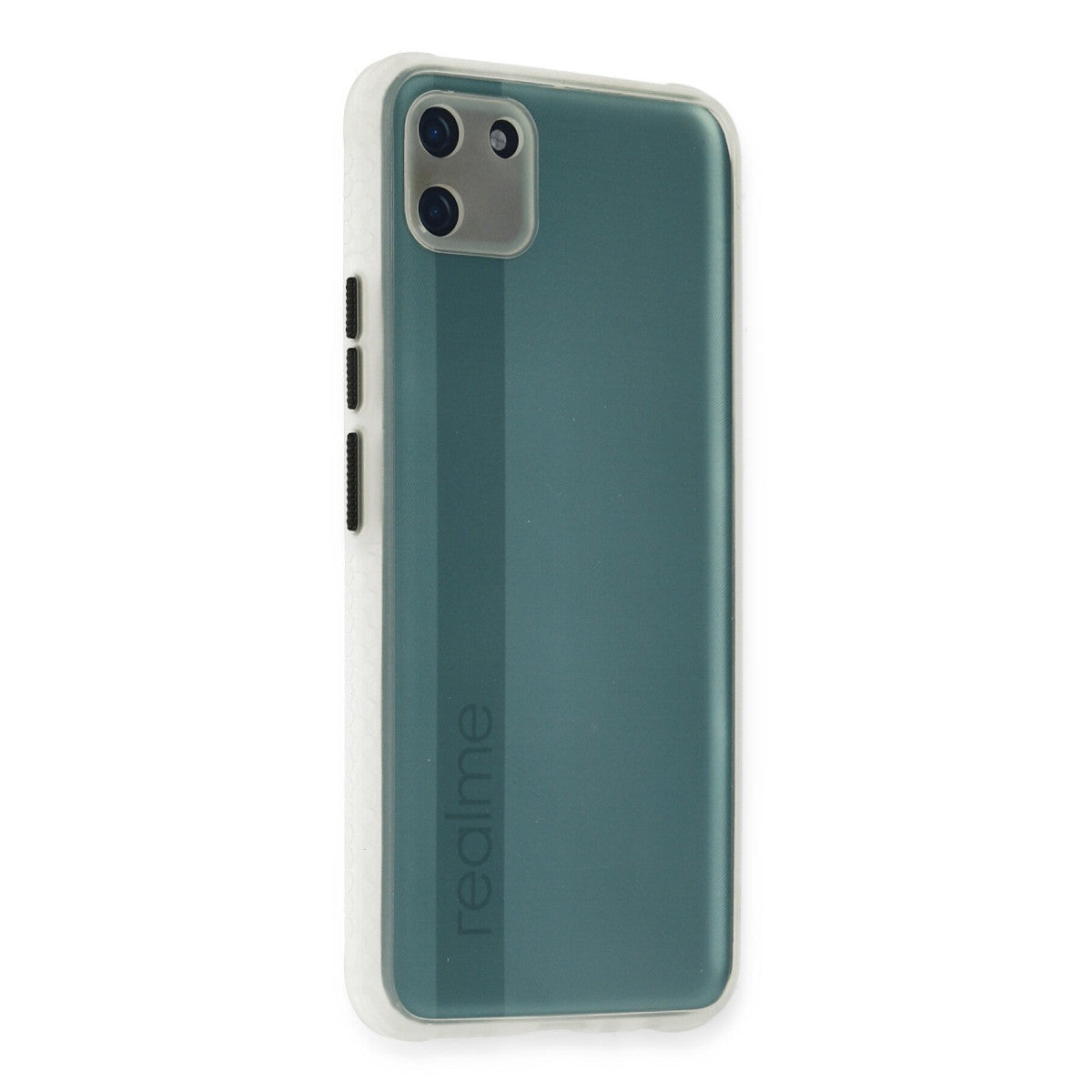 Newface Realme C11 Kılıf Miami Şeffaf Silikon