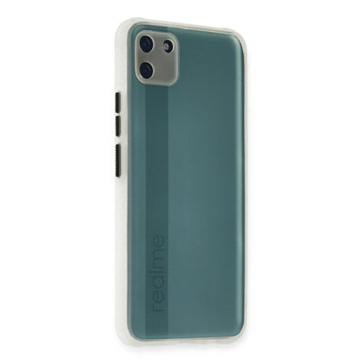 Newface Realme C11 Kılıf Miami Şeffaf Silikon