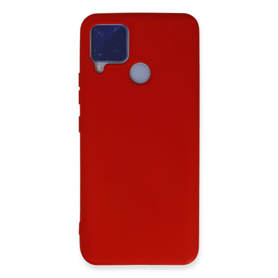 Newface Realme C15 Kılıf Nano içi Kadife Silikon