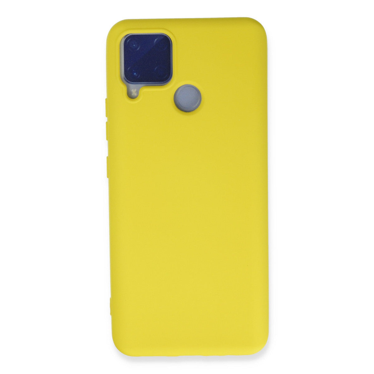 Newface Realme C15 Kılıf Nano içi Kadife Silikon