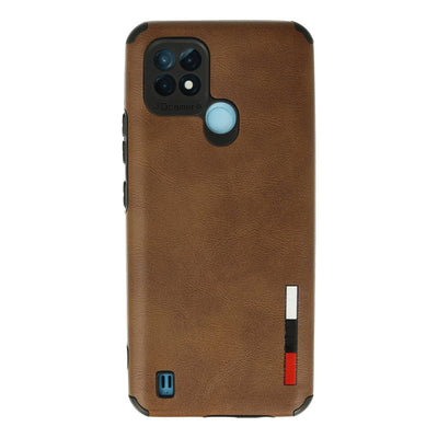 Newface Realme C21 Kılıf Loop Deri Silikon