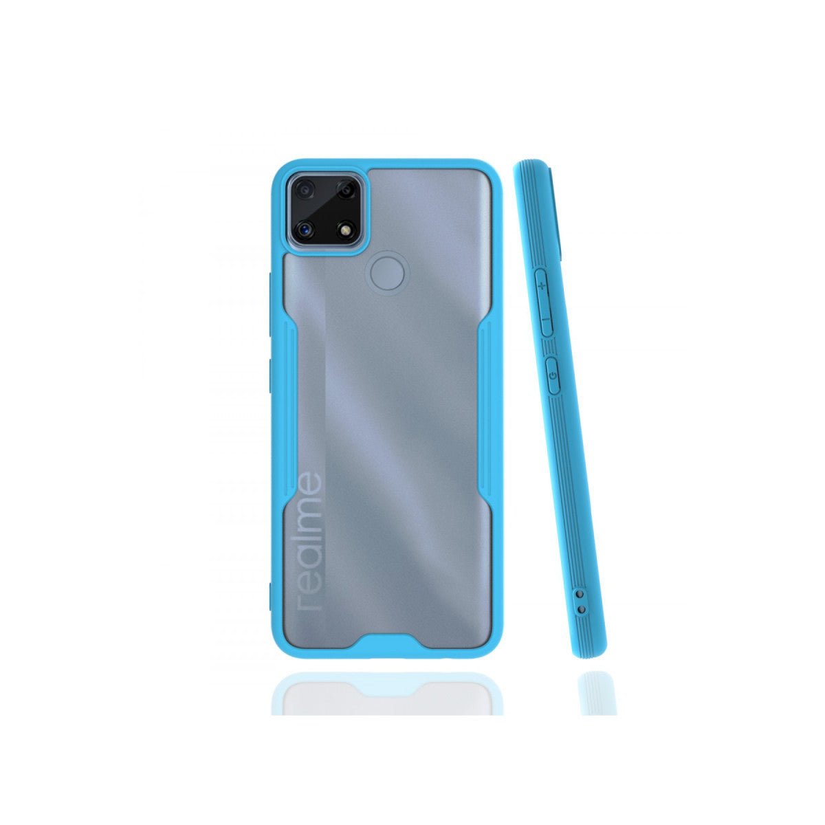 Newface Realme C25 Kılıf Platin Silikon