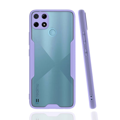 Newface Realme C25Y Kılıf Platin Silikon