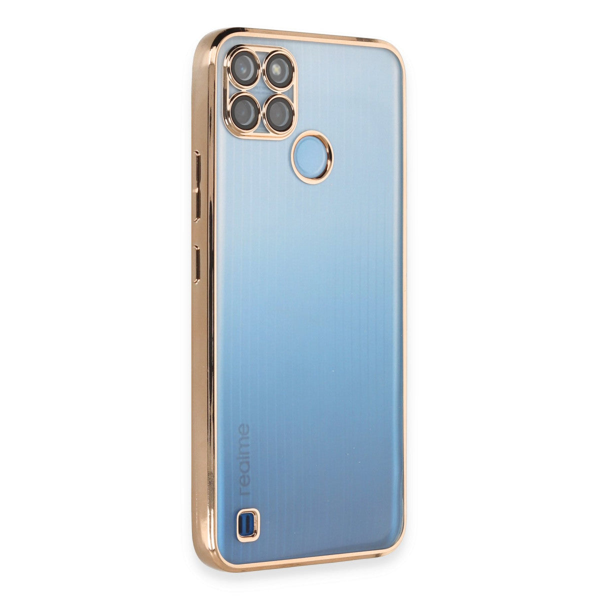 Newface Realme C25Y Kılıf Razer Lensli Silikon