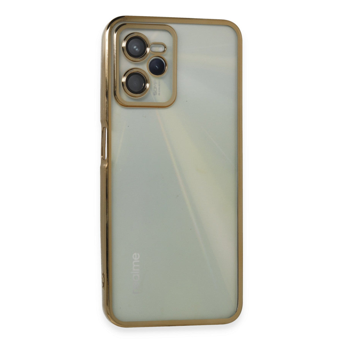Newface Realme C35 Kılıf Razer Lensli Silikon