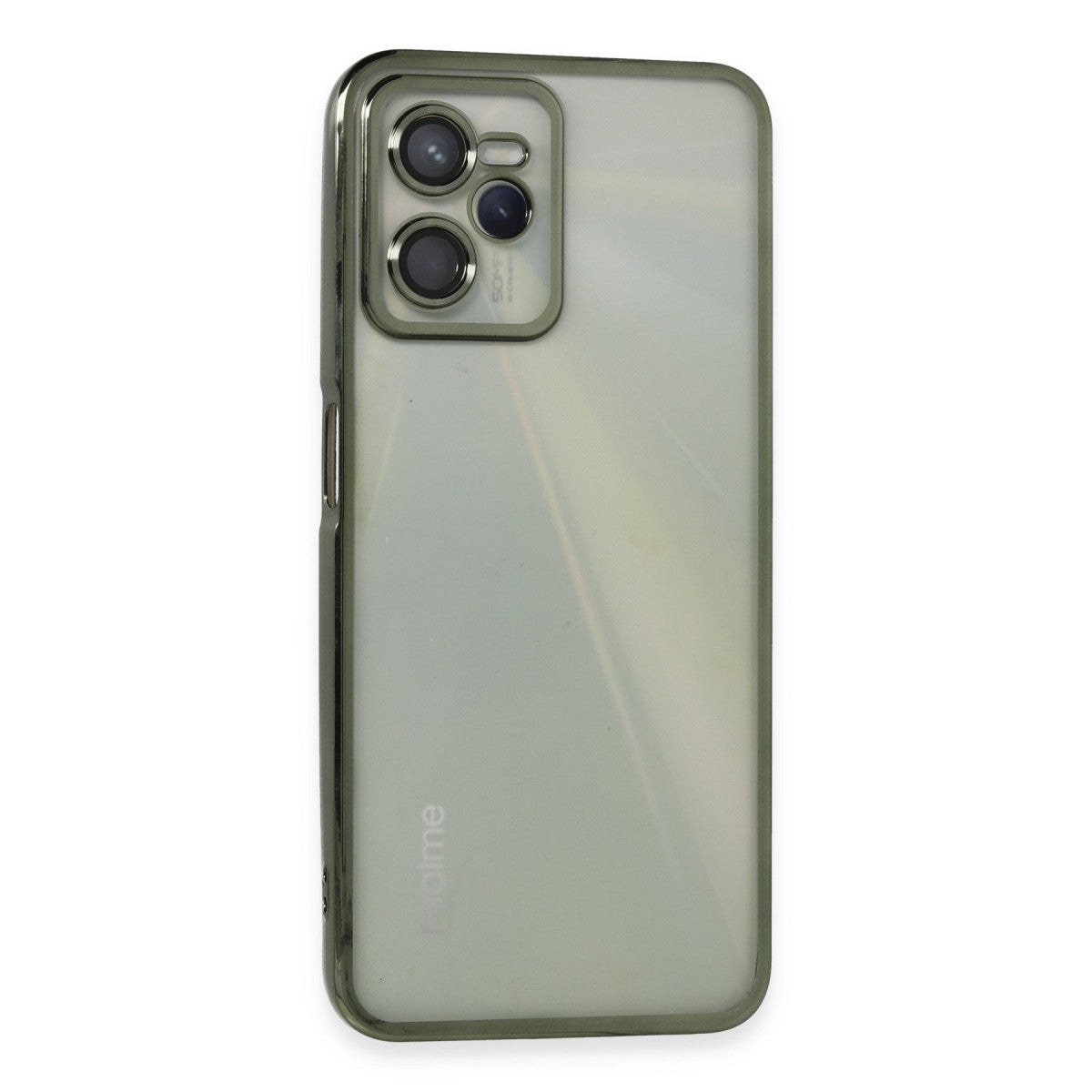 Newface Realme C35 Kılıf Razer Lensli Silikon