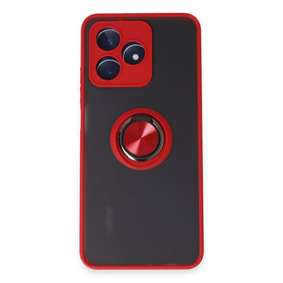 Newface Realme C53 Kılıf Montreal Yüzüklü Silikon Kapak