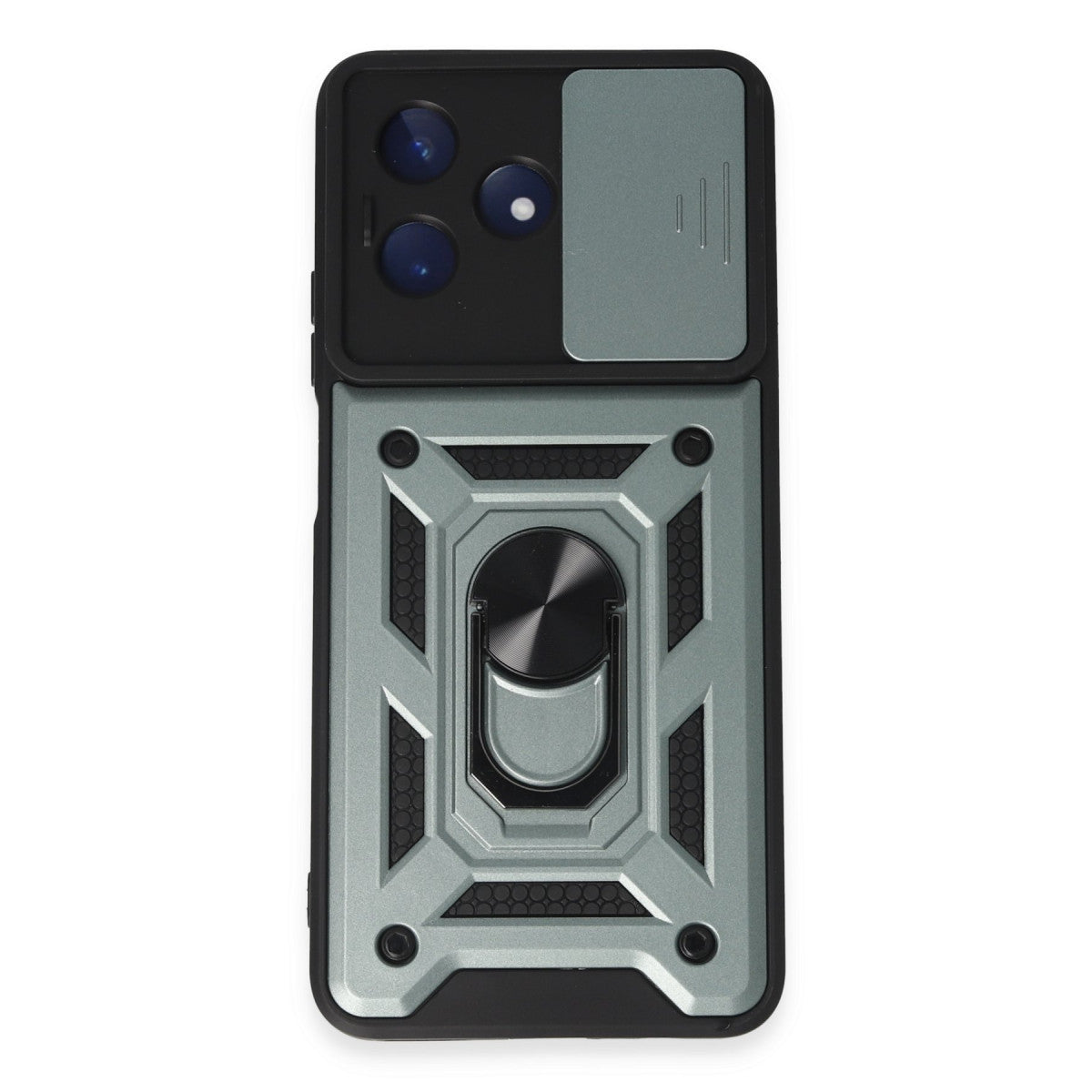 Newface Realme C53 Kılıf Pars Lens Yüzüklü Silikon