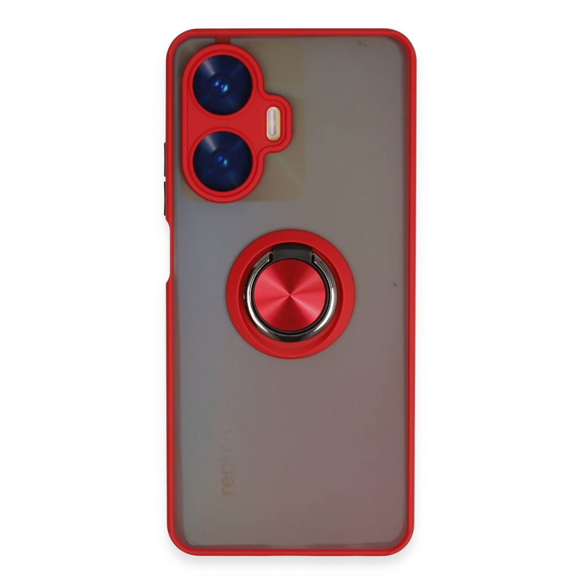 Newface Realme C55 Kılıf Montreal Yüzüklü Silikon Kapak