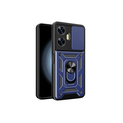 Newface Realme C55 Kılıf Pars Lens Yüzüklü Silikon