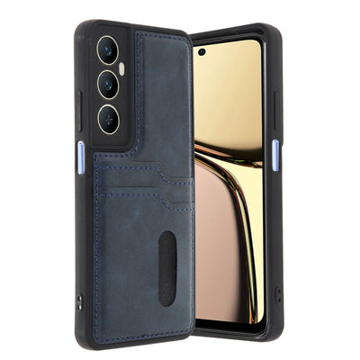 Newface Realme C65 Sara Kartvizitli Deri Kılıf