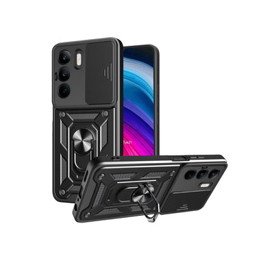 Newface Realme C75 4G Kılıf Pars Lens Yüzüklü Silikon