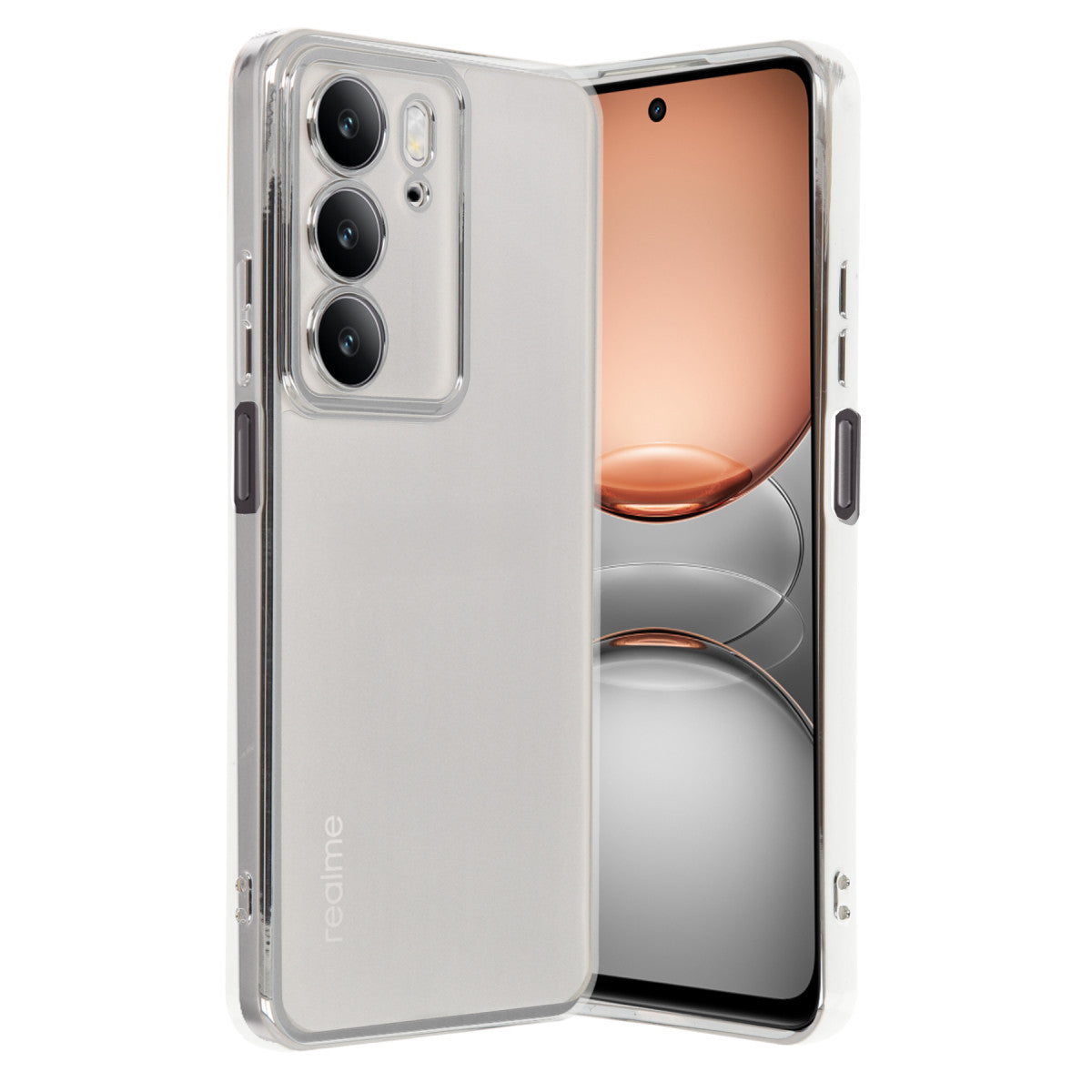 Newface Realme C75 4G Kılıf Razer Lensli Silikon