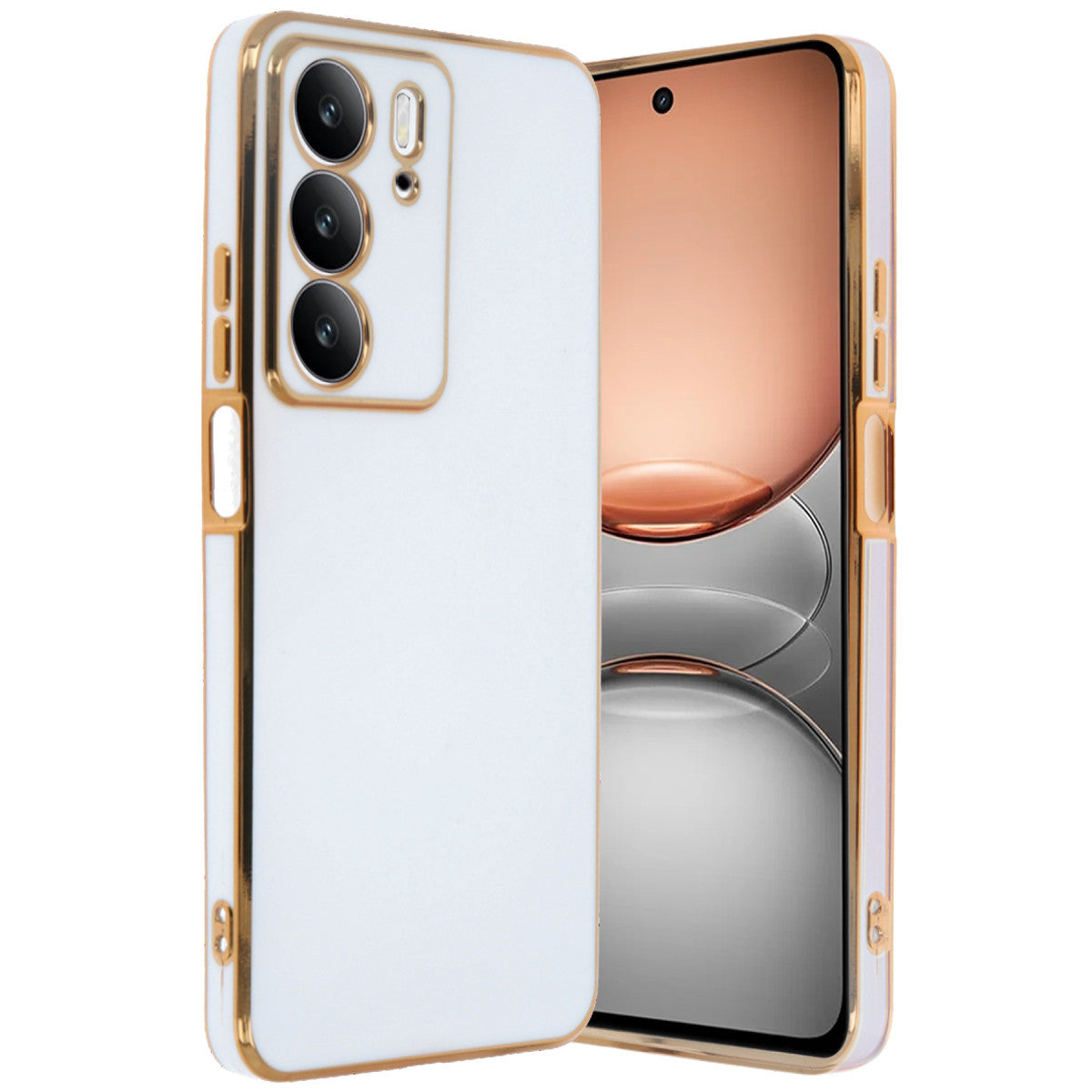 Newface Realme C75 4G Kılıf Volet Silikon