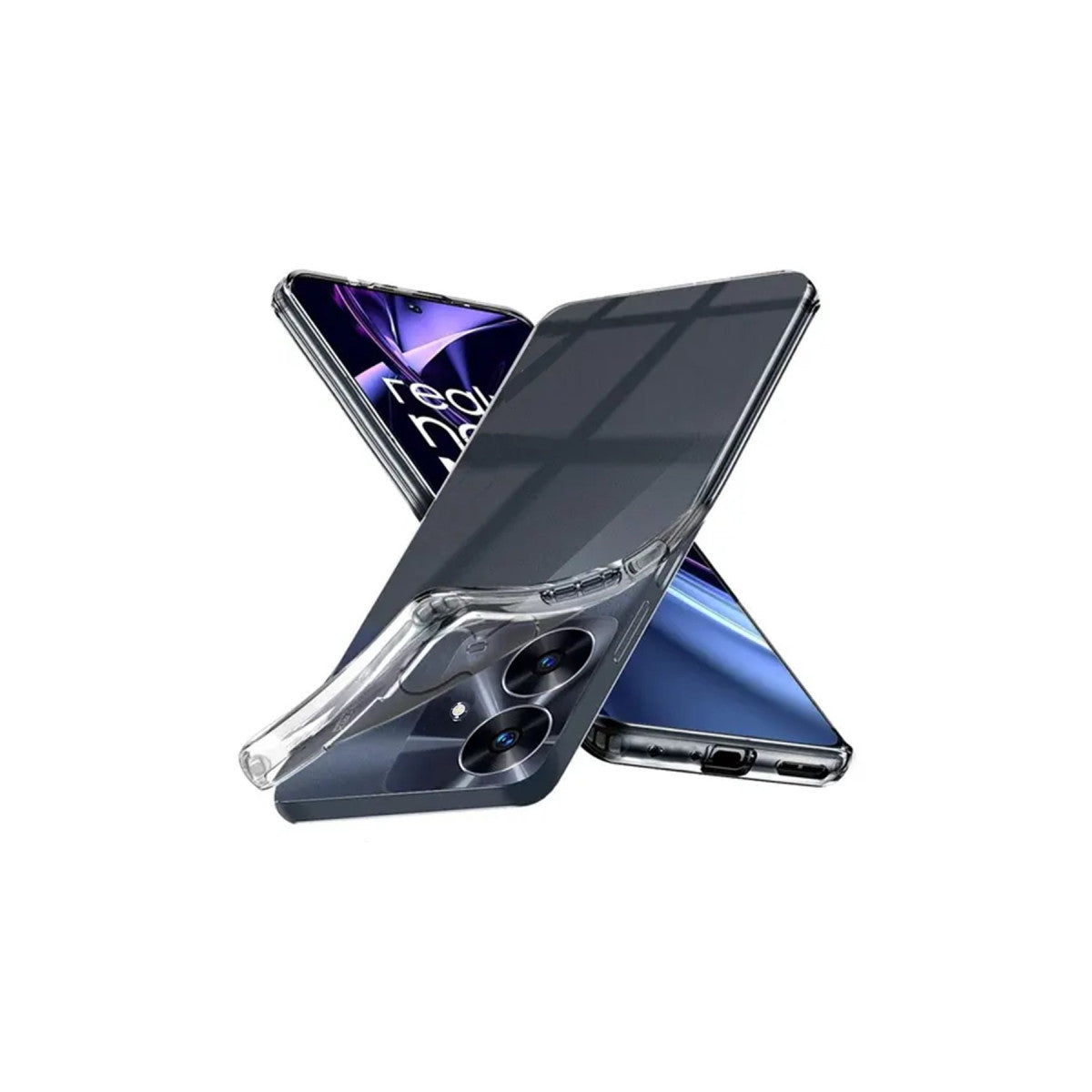 Newface Realme Note 60 Kılıf Lüx Şeffaf Silikon