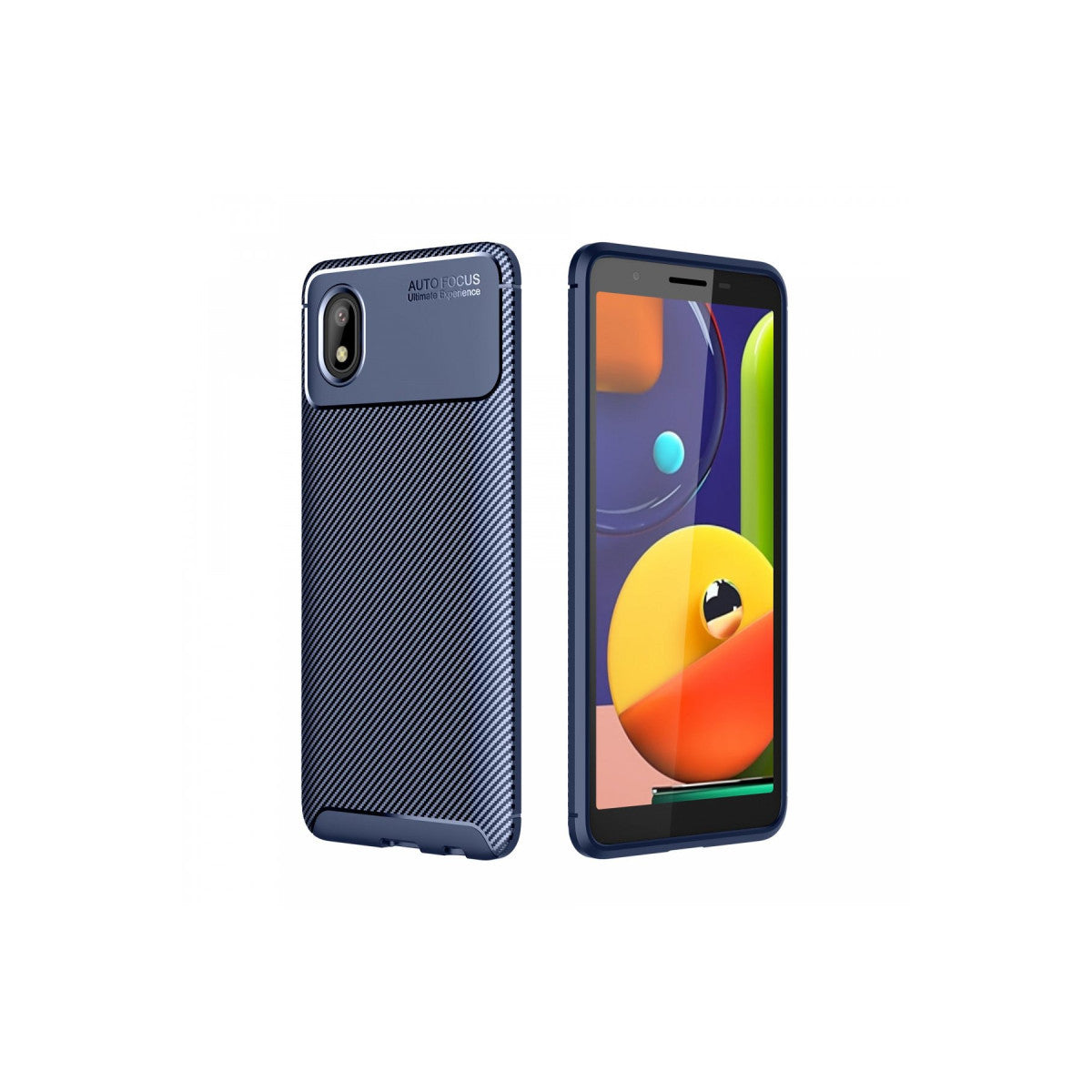 Newface Samsung Galaxy A01 Core Kılıf Auto Focus Karbon Kapak