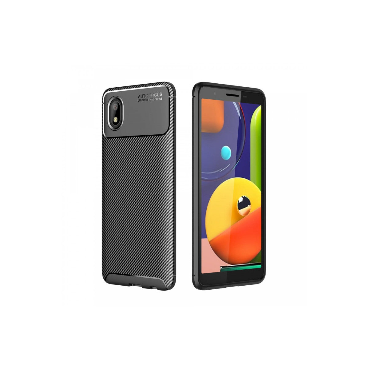 Newface Samsung Galaxy A01 Core Kılıf Auto Focus Karbon Kapak