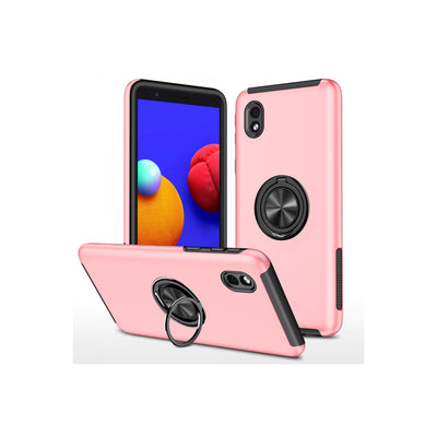 Newface Samsung Galaxy A01 Core Kılıf Elit Yüzüklü Kapak