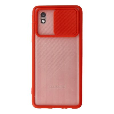 Newface Samsung Galaxy A01 Core Kılıf Palm Buzlu Kamera Sürgülü Silikon