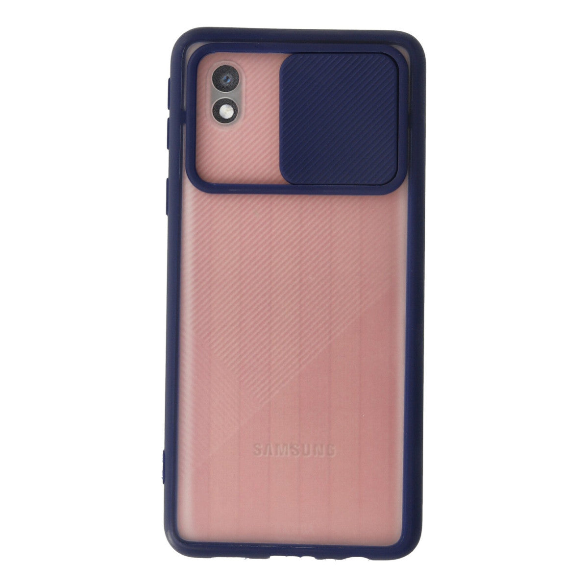 Newface Samsung Galaxy A01 Core Kılıf Palm Buzlu Kamera Sürgülü Silikon