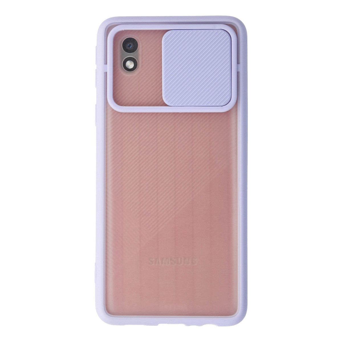Newface Samsung Galaxy A01 Core Kılıf Palm Buzlu Kamera Sürgülü Silikon