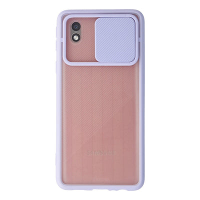 Newface Samsung Galaxy A01 Core Kılıf Palm Buzlu Kamera Sürgülü Silikon