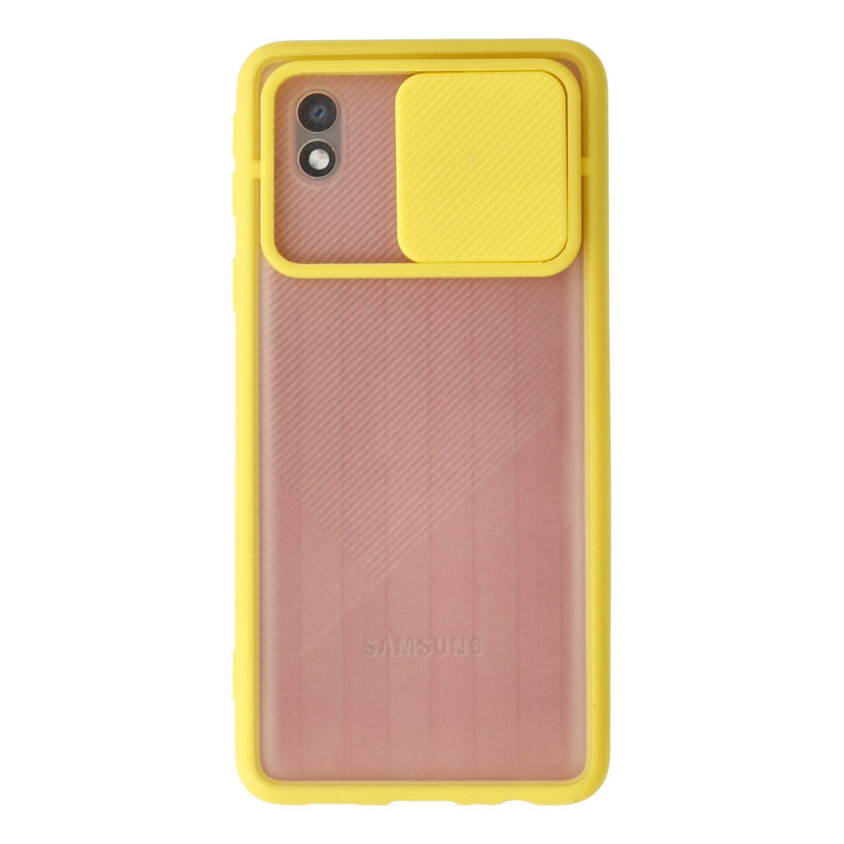 Newface Samsung Galaxy A01 Core Kılıf Palm Buzlu Kamera Sürgülü Silikon