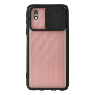 Newface Samsung Galaxy A01 Core Kılıf Palm Buzlu Kamera Sürgülü Silikon