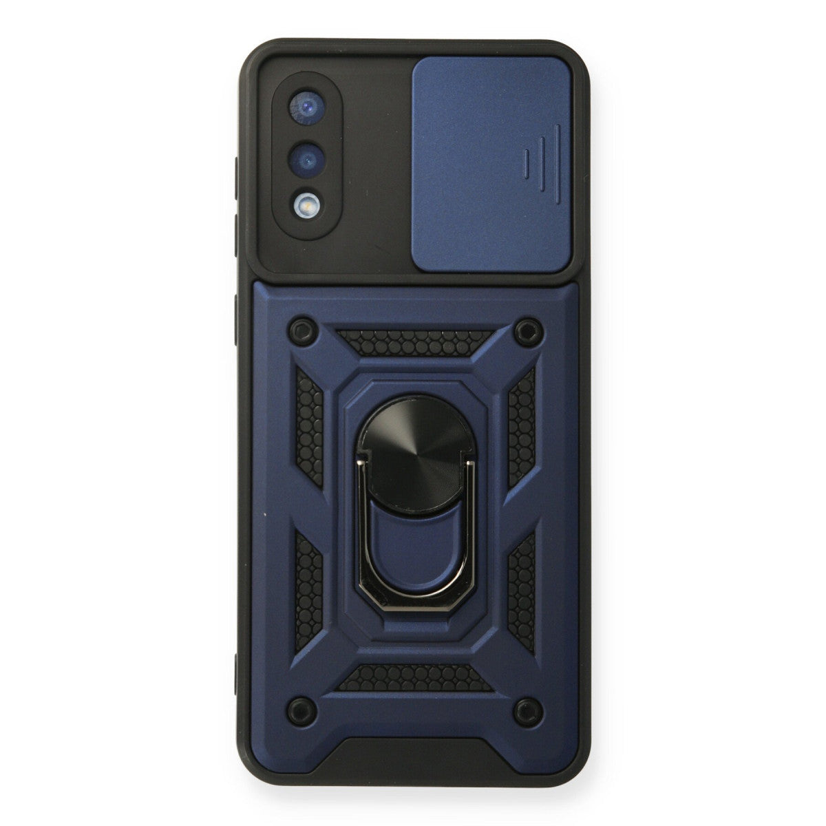 Newface Samsung Galaxy A02 Kılıf Pars Lens Yüzüklü Silikon