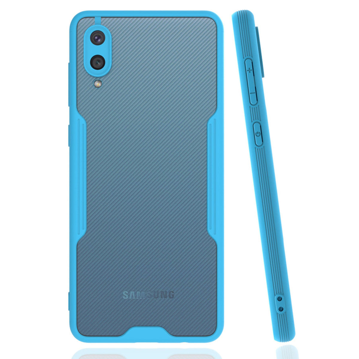 Newface Samsung Galaxy A02 Kılıf Platin Silikon