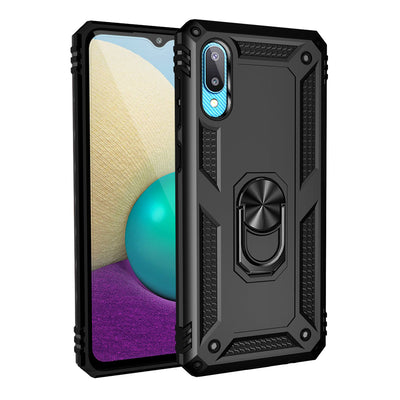 Newface Samsung Galaxy A02 Kılıf Sofya Yüzüklü Silikon Kapak