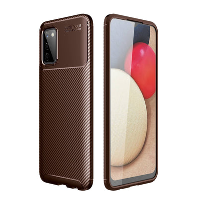 Newface Samsung Galaxy A02S Kılıf Auto Focus Karbon Kapak