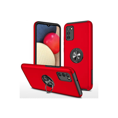 Newface Samsung Galaxy A02S Kılıf Elit Yüzüklü Kapak