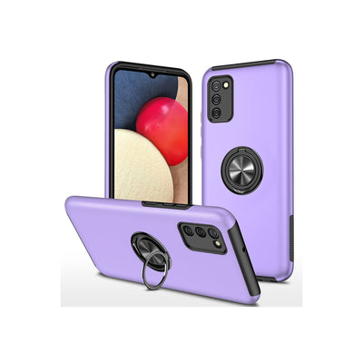 Newface Samsung Galaxy A02S Kılıf Elit Yüzüklü Kapak