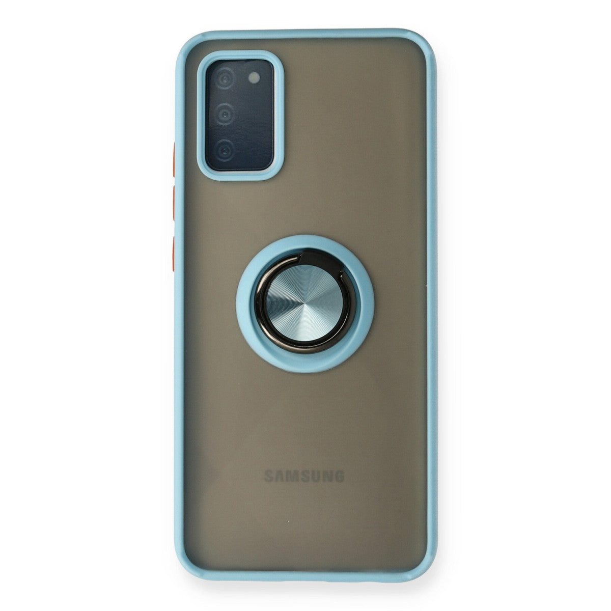 Newface Samsung Galaxy A02S Kılıf Montreal Yüzüklü Silikon Kapak