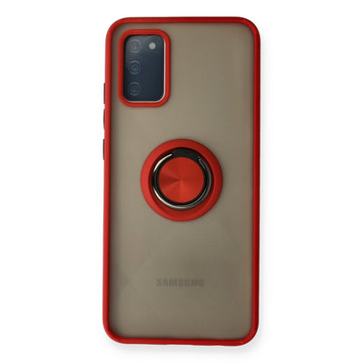Newface Samsung Galaxy A02S Kılıf Montreal Yüzüklü Silikon Kapak
