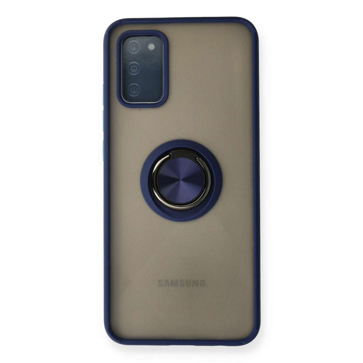 Newface Samsung Galaxy A02S Kılıf Montreal Yüzüklü Silikon Kapak