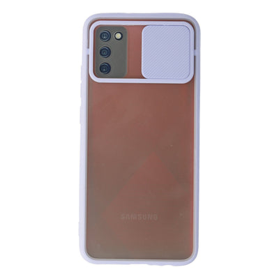 Newface Samsung Galaxy A02S Kılıf Palm Buzlu Kamera Sürgülü Silikon