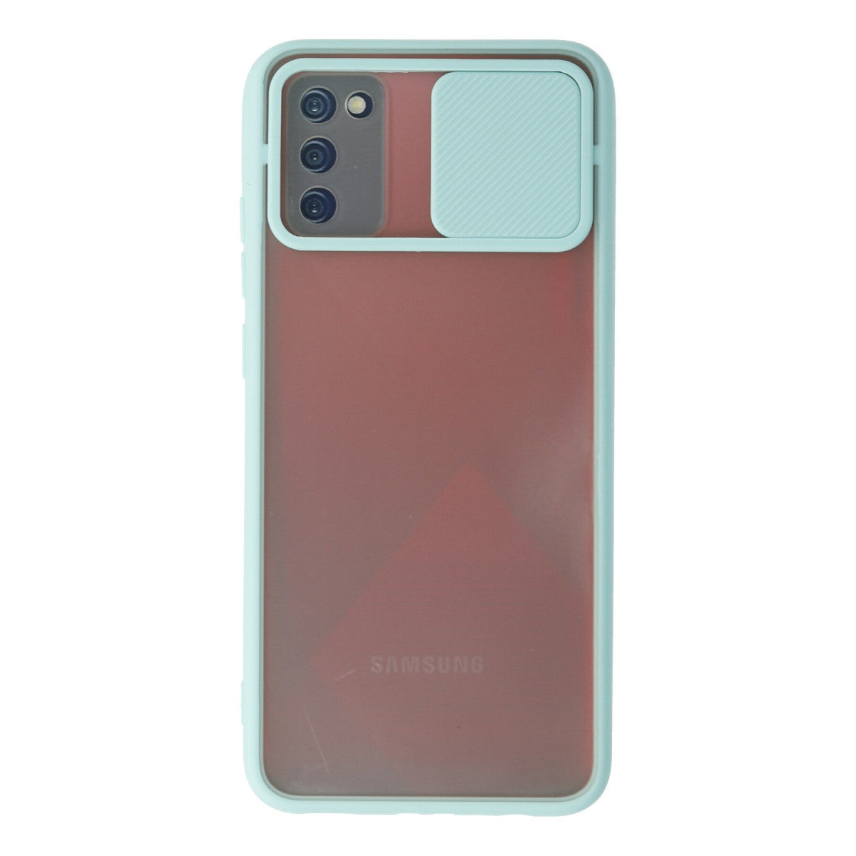 Newface Samsung Galaxy A02S Kılıf Palm Buzlu Kamera Sürgülü Silikon