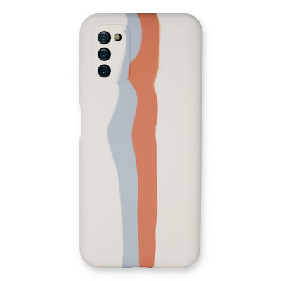 Newface Samsung Galaxy A03S Kılıf Ebruli Lansman Silikon