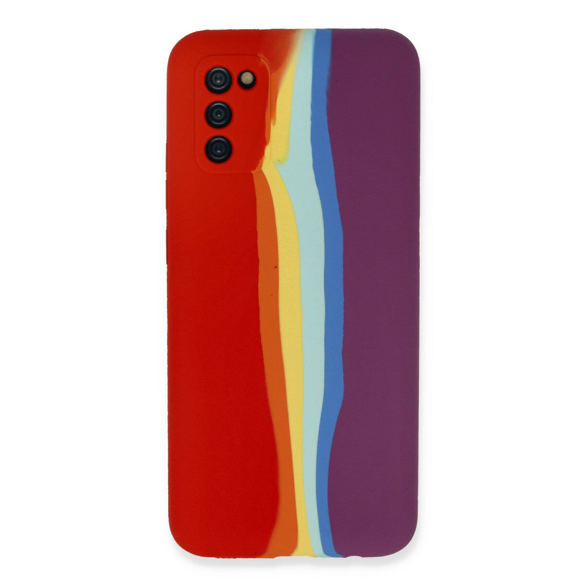 Newface Samsung Galaxy A03S Kılıf Ebruli Lansman Silikon