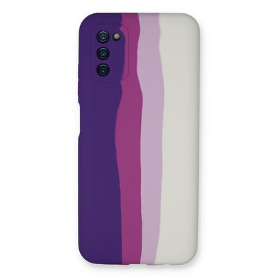 Newface Samsung Galaxy A03S Kılıf Ebruli Lansman Silikon